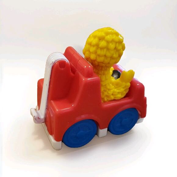 Sesame Street Big Bird Roll-Arounds Tow Truck Vehicle 2004 Mattel Fisher-Price - Picture 3 of 4
